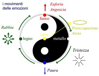 le 5 emozioni movimenti